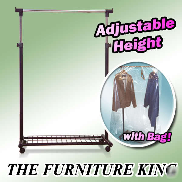 Clothing garment rack retail store display hanger shelf