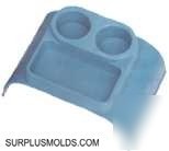 Cup holder plus injection mold, 2 cav