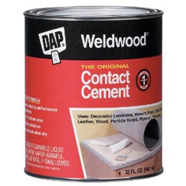 Dap weldwood contact cement 1 quart 00272 the original