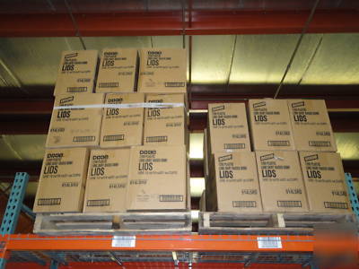 Dixie cup lids - 47 boxes of 1200 each (lot)