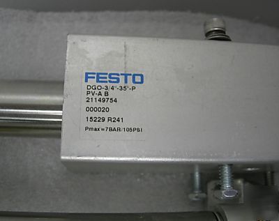 Lot of 12 festo rodless linear drive cylinders dgo