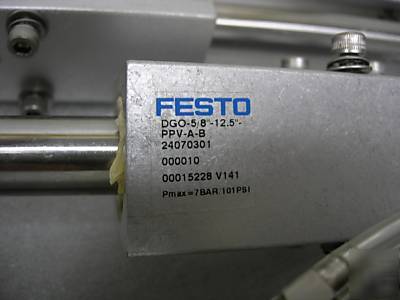 Lot of 12 festo rodless linear drive cylinders dgo