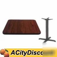 New reversible 36 x 36 table top w 30 x 30 base