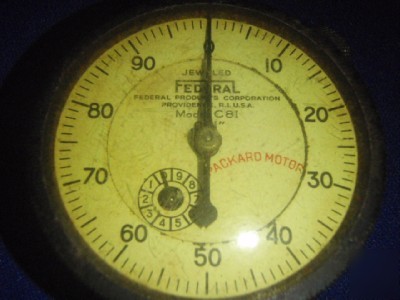 Vintage federal C81 dial indicator .001