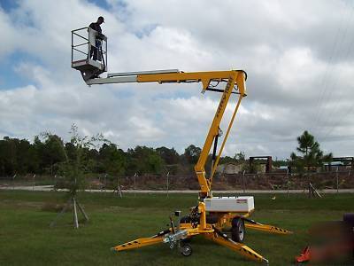 Nifty TM34T telescopic boom lift,40',free ship to 48