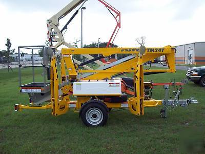 Nifty TM34T telescopic boom lift,40',free ship to 48