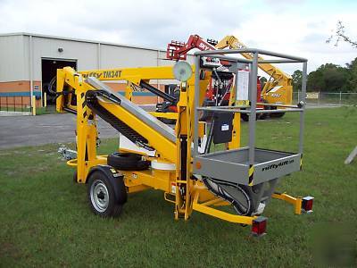 Nifty TM34T telescopic boom lift,40',free ship to 48