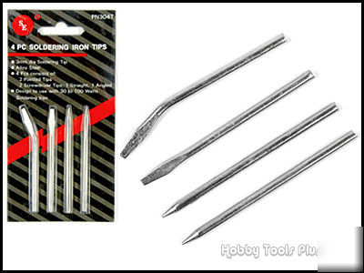 Soldering iron tips 4 pc tip set