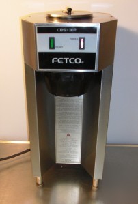 Fetco cbs-31P single 2.5 gravity brewer coffee 31 maker