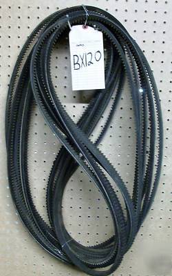 Gates BX120 tripower premium industrial cog v-belts lot