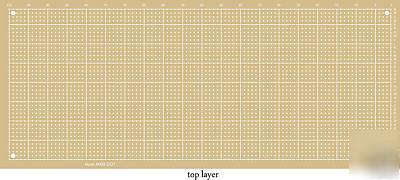 General purpos circuit board 4000PAD per hole 245X117MM