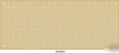 General purpos circuit board 4000PAD per hole 245X117MM