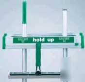 Hold up aluminum tool rack w/ hooks - 18 in.