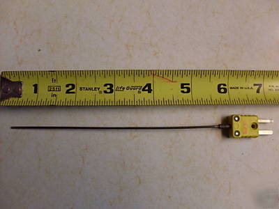 Marchi k thermocouple probe 1/16 od 5 3/4 inch mini con