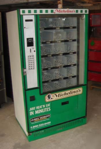 Mechellina's frozen dinner vending machine works some