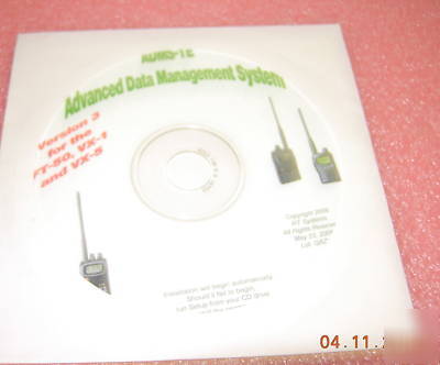 New yaesu adms-1E programming software/cable - -