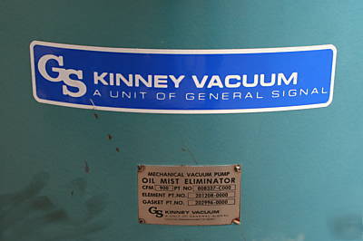 Oil mist eliminator - kinney - 900 cfm