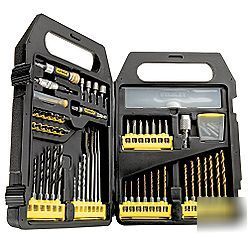 Stanley 72 pc. drill bit set fast change