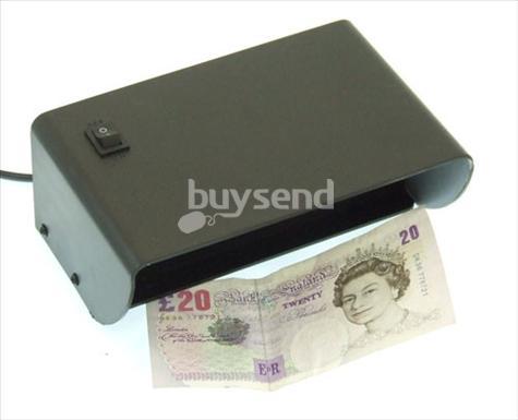 Uv counterfeit money detector banknote checker light