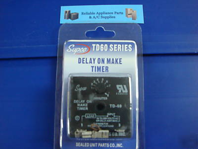 Time delay break supco TD69 compressor protector save 