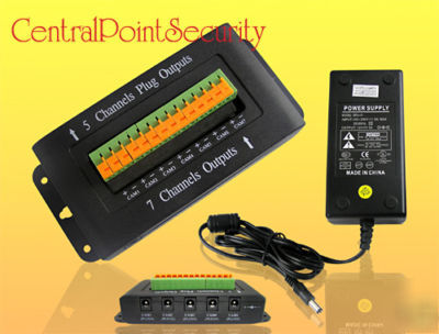 Universal power supply 12V 5A for dvr 4 8 12 15 ch cam