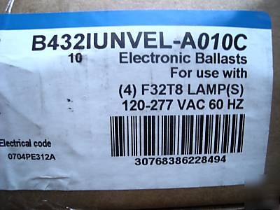 5 ballast universal triad B432IUNVEL-a 4/3-lamp F32T8