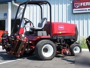 2004 toro 6500 d fairway mower 2 w/d 10 blade reels