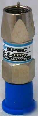 Lot of 10X 54 mhz high-pass filters indoor/outdoor