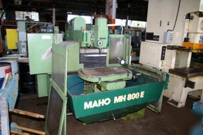 Maho model MH800E cnc vertical mill, stk# 15500