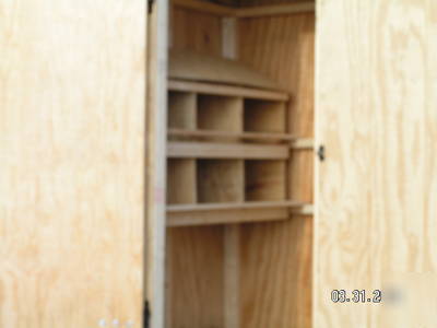 New custom built wooden chicken coop w/nesting boxes