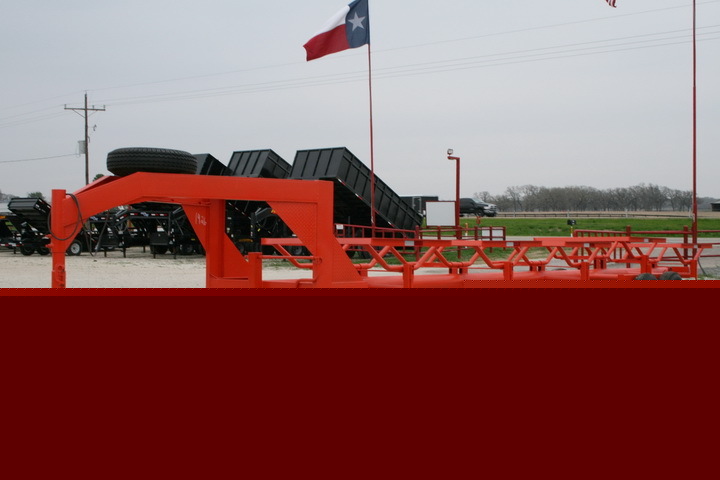 New kotara 5 bale gooseneck tandem axle hay van trailer