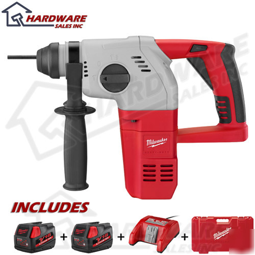 New milwaukee 0856-22 18V sds rotary hammer drill kit 