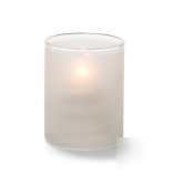 New satin crystal glass tealight lamp