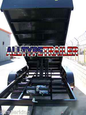 New sizzor lift hydraulic remote - 14' dump trailer