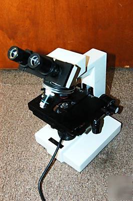 Seiler microlux iii binocular microscope works great