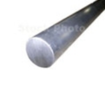 2024-T3 aluminum round bar 2.375'' dia. x 12