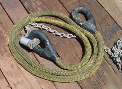 Cargo lifting sling assy 10,000 lb cap military surplus