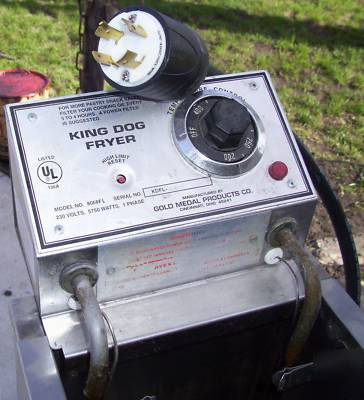 Gold medal king dog fryer corn dog cooker gently used