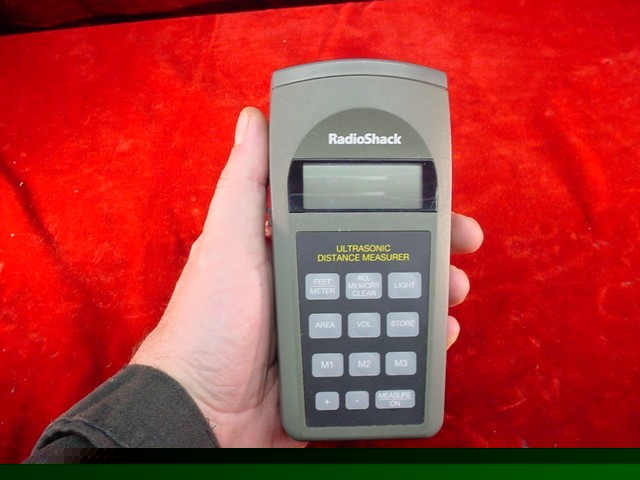 Radio shack 63-1005 ultrasonic distance measurer memory