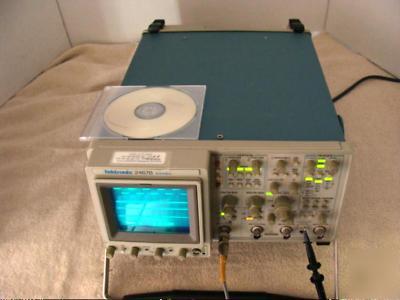 Tektronix 2467B 400 mhz oscilloscope w/manuals 