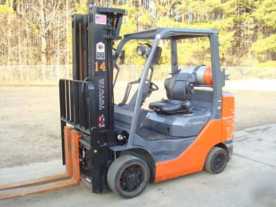 2007 toyota 6,000 lb. 8 series 8FGCU30 forklifttruck 