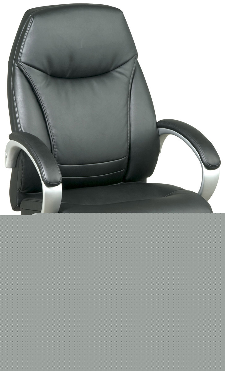 Executive computer black leather office desk chair