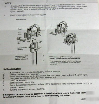 IG9500 for honeywell Q3400A1024 flame rod igniter