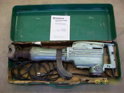 Hitachi electric demolition hammer model h-65 1-1/8 hex