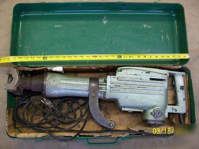 Hitachi electric demolition hammer model h-65 1-1/8 hex