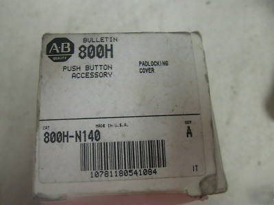 800H-N140 allen bradley push button padlocking cover