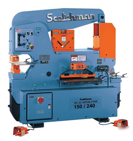 New 150 ton scotchman do 150/240-24M ironworker, 150 &