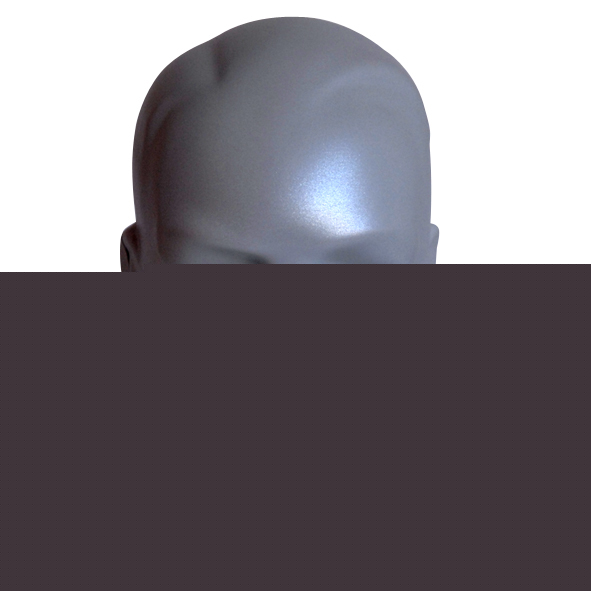 Replica 1930's uvex mannequin head for hat, glasses