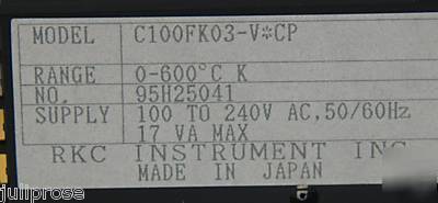 Rkc 0-600Â°c digital temperature controller rex-C100