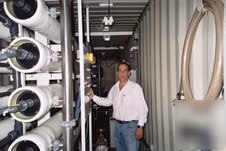 Water purification plant reverse osmosis desalination